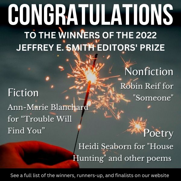 Jeffrey Smith Editors Prize 2022 Winners